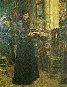 Carl Wilhelmson under tysta massan oil painting on canvas